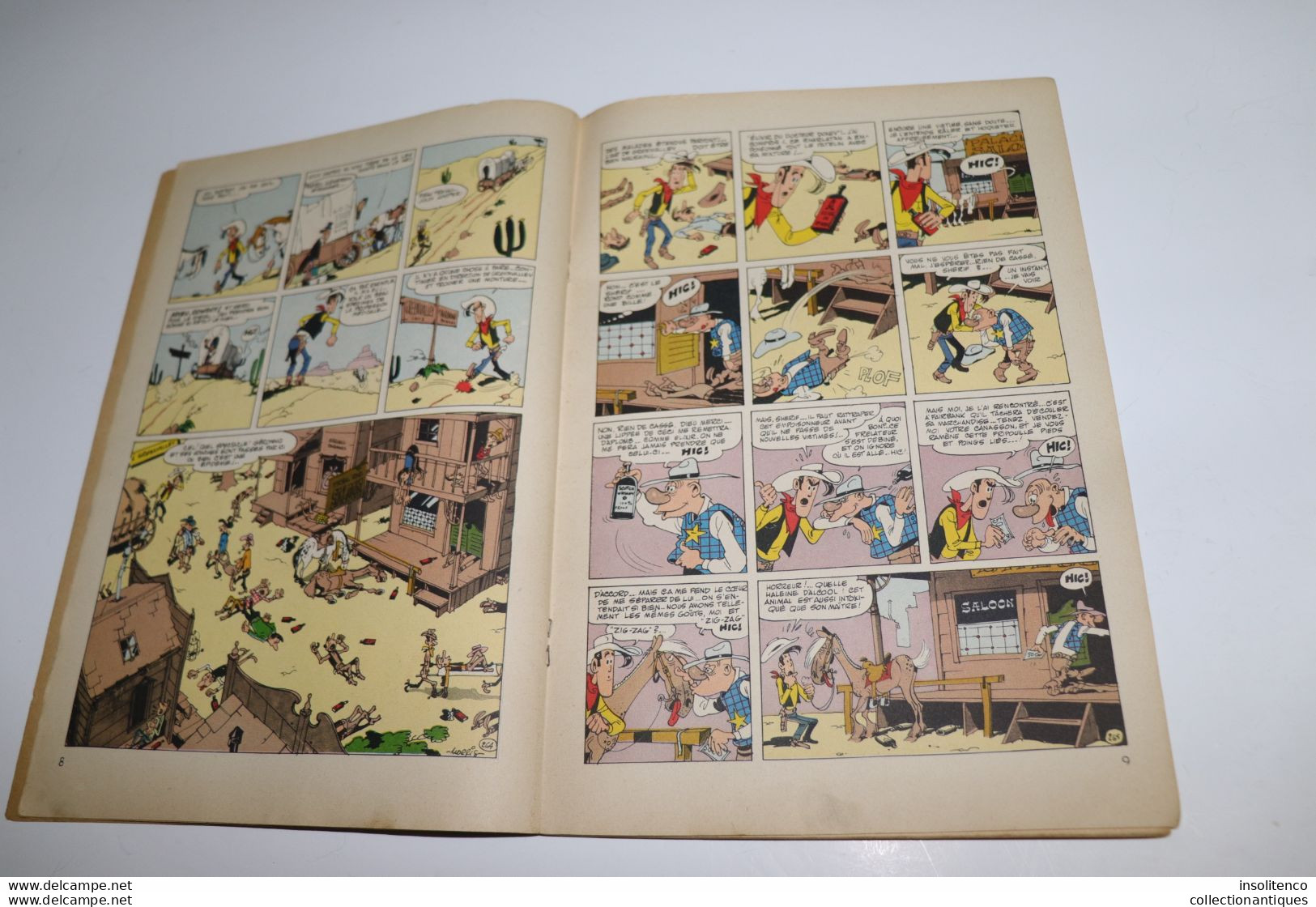 Morris - Lucky Luke - T7 - EO 01/1955 - L'Elixir du Docteur Doxey - Bon état général