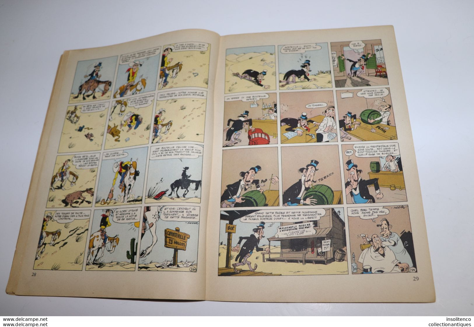 Morris - Lucky Luke - T7 - EO 01/1955 - L'Elixir du Docteur Doxey - Bon état général