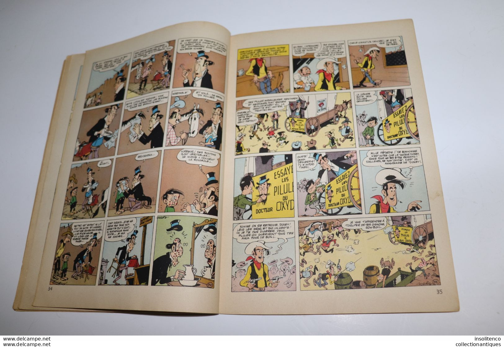 Morris - Lucky Luke - T7 - EO 01/1955 - L'Elixir du Docteur Doxey - Bon état général