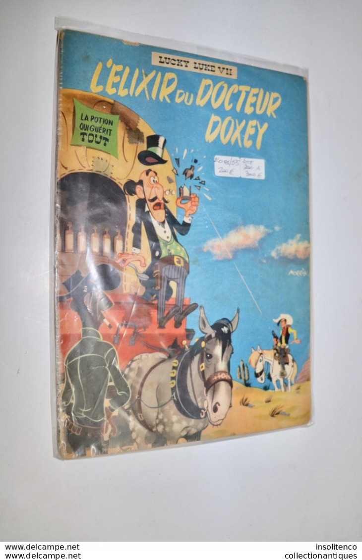 Morris - Lucky Luke - T7 - EO 01/1955 - L'Elixir du Docteur Doxey - Bon état général