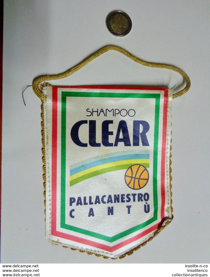 Fanion Basketball Italie Pallacanestro Cantù Pub Shampoo Clear - Uniformes, Recordatorios & Misc