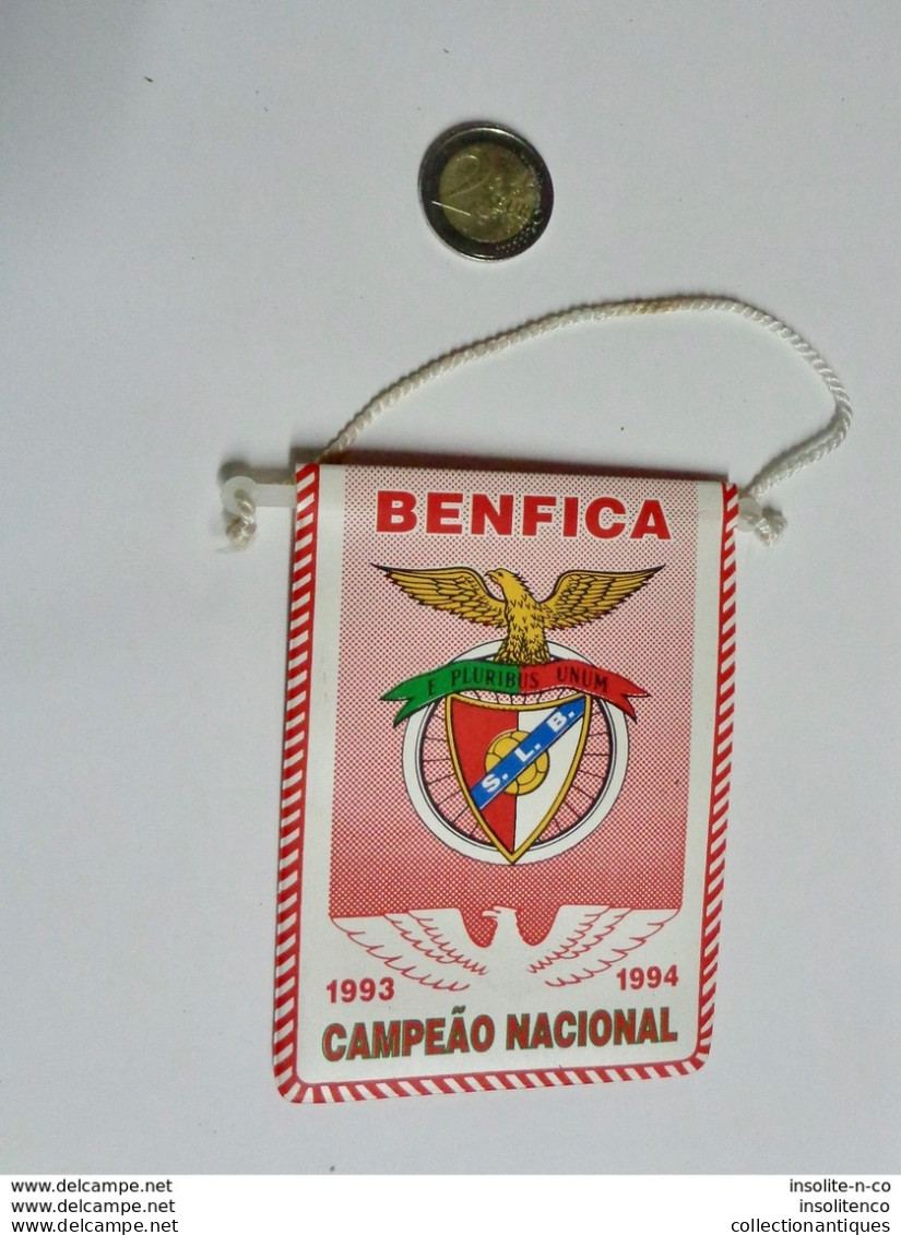 Fanion Basketball Portugal S.L. Benfica Campeao Nacional 1993-1994 - Uniformes, Recordatorios & Misc