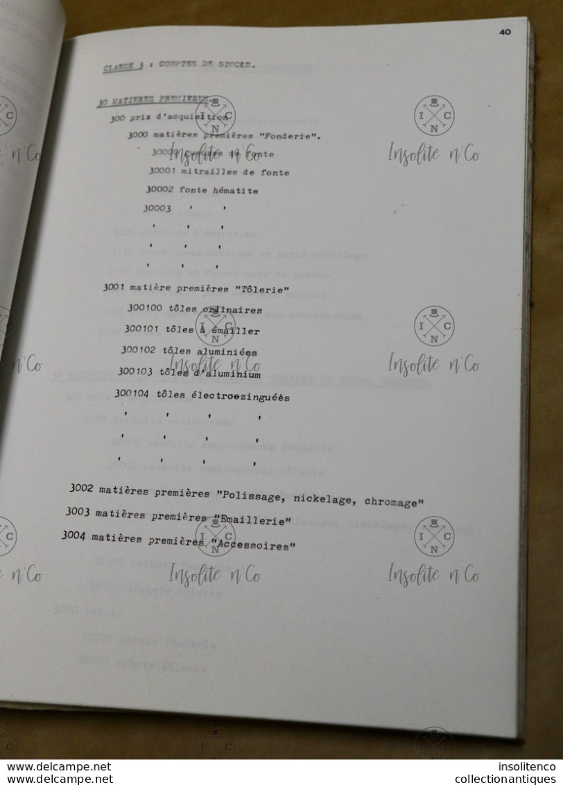 Rapport De Plan & Monographie S.A. Fonderies Du Lion Graduat En Comptabilité Année 1978-1979 ICET Mons 112 Pages - Management