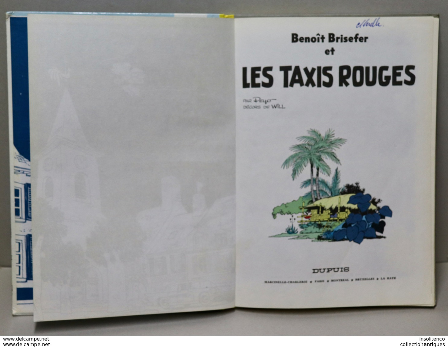 Benoît Brisefer - Peyo Et Will - Les Taxis Rouges - Dupuis - Edition De Janvier 1966 - Très Bel état - Benoît Brisefer