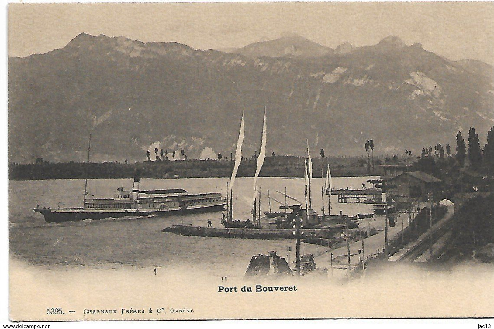 L200B1911 - Port-Valais - 5395Port Du Bouveret - Carte Précurseur - Port-Valais