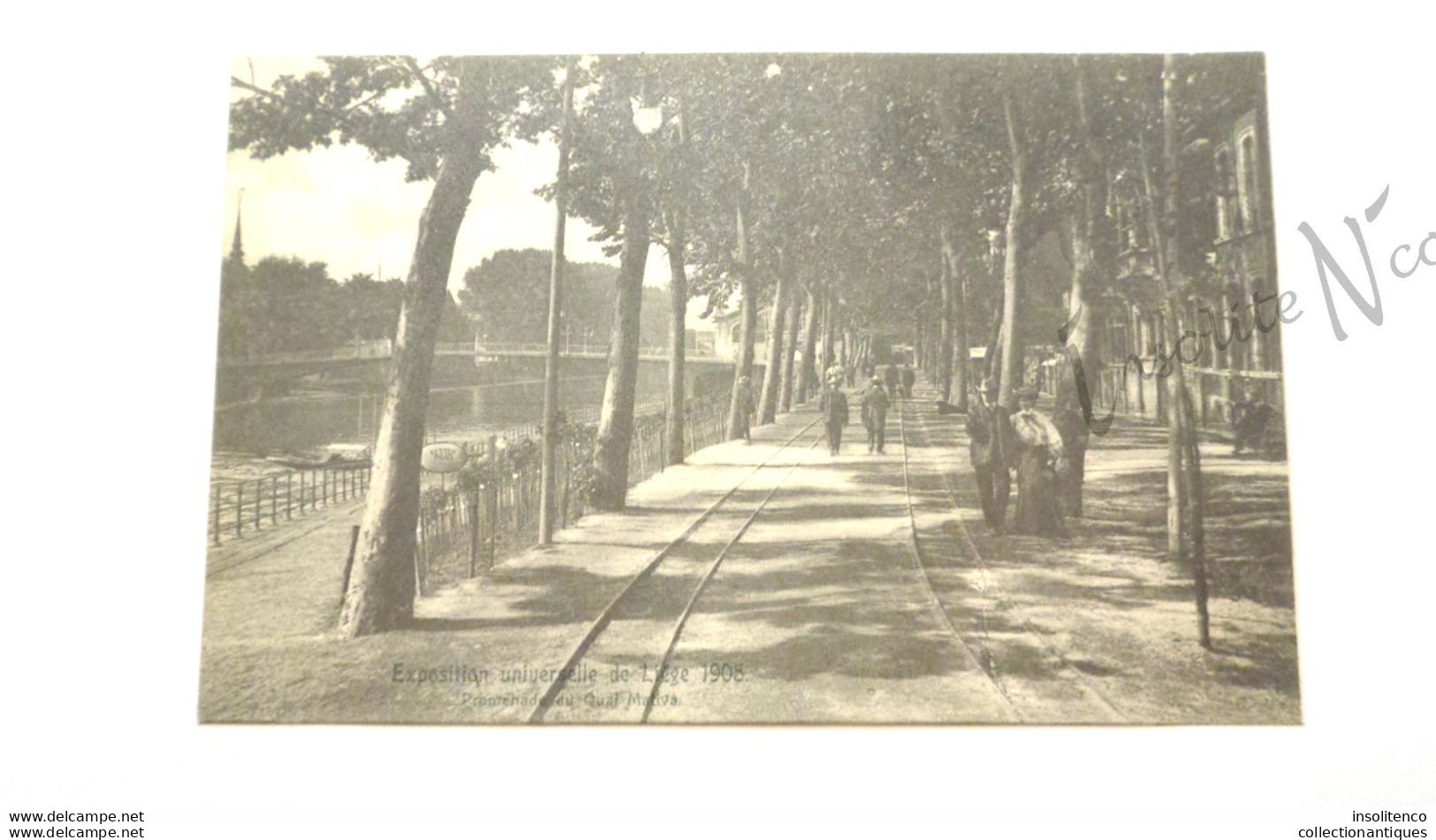 CPA Exposition Universelle De Liège 1905 Promenade Du Quai Mativa - Non Divisée - Non Circulée - Neuf - Cachet Officiel - Ausstellungen