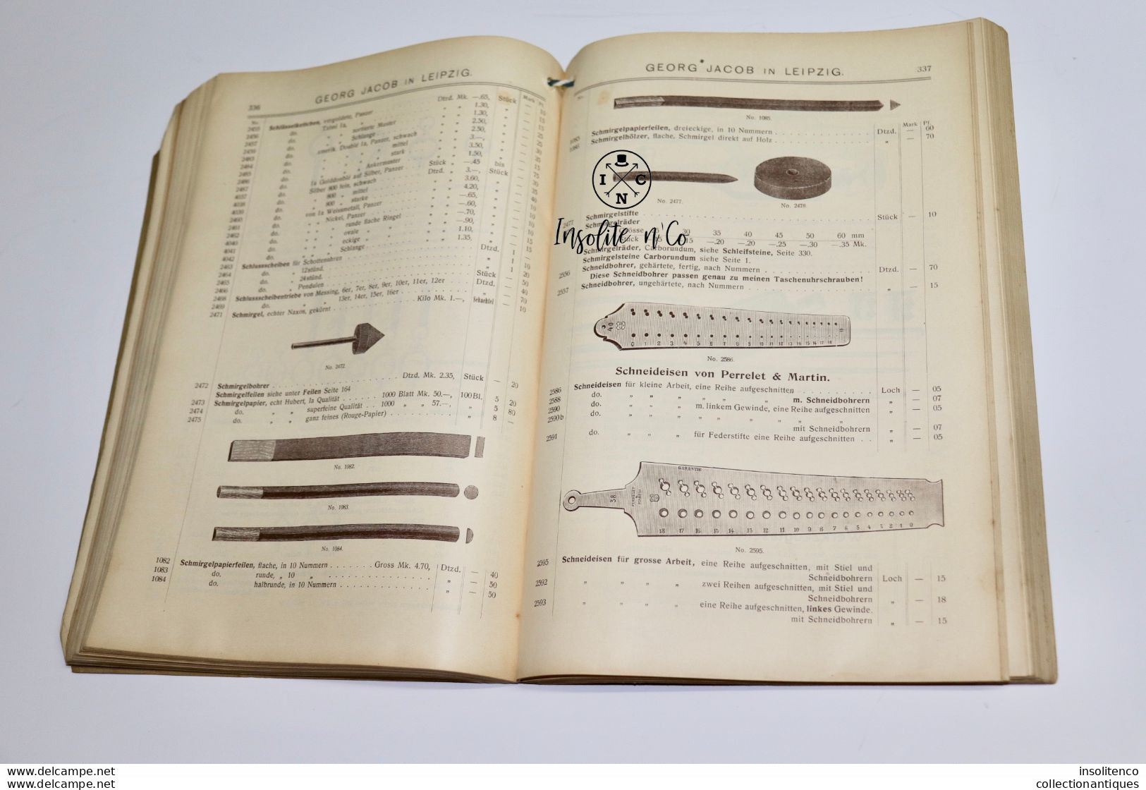 Horlogerie - Catalogue De Prix Pour Les Pièces Georg Jacob - 1904 - 592 Pages - Leipzig - Catalogues