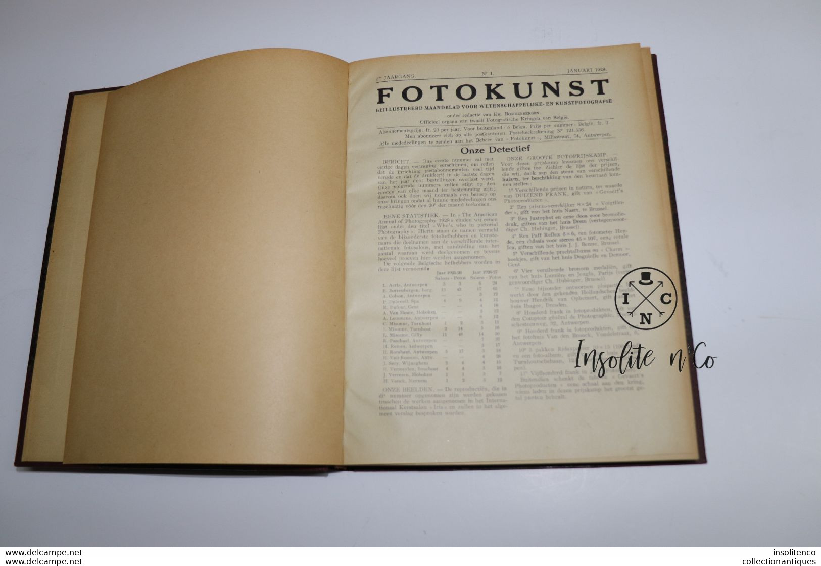 Fotokunst Geillustreerd Maandblad Voor Wetenschappelijke - En Kunstfotografie 1928 -1930 - 1932 - 2 Delen - Anciens