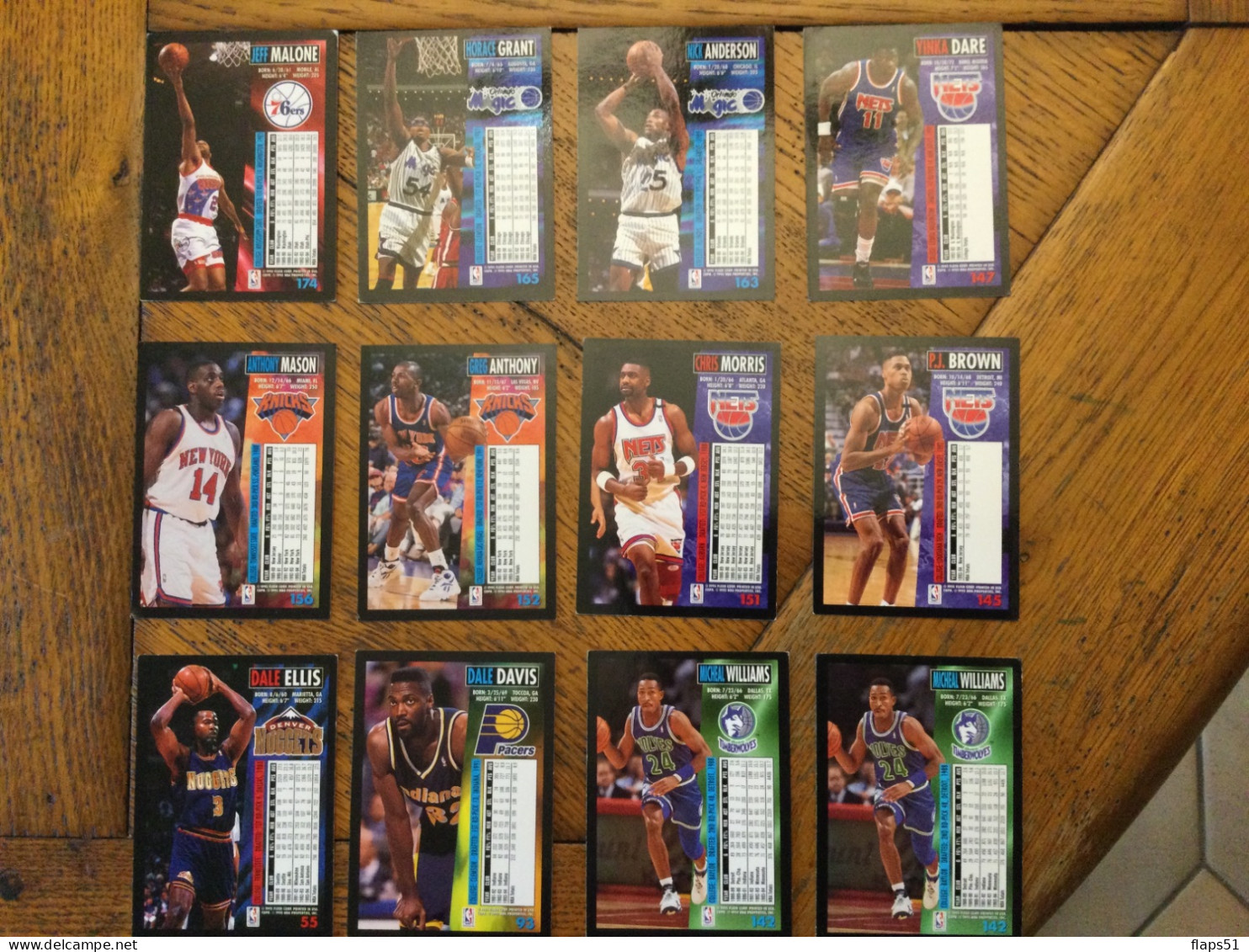 Vends 58 Cartes Fleer 94 95 - Konvolute