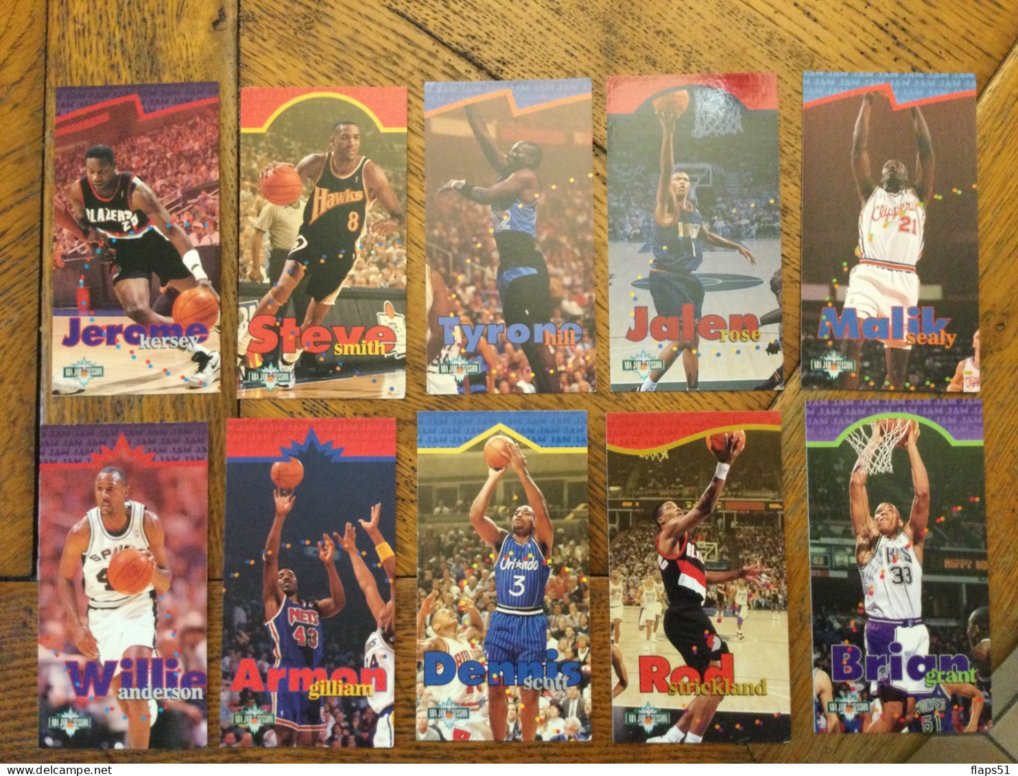 Vends 18 Cartes NBA Jam Session - Lotes