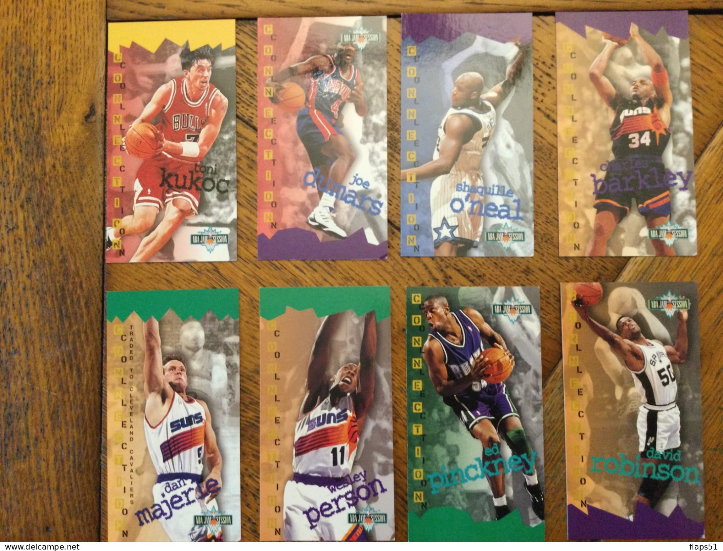 Vends 18 Cartes NBA Jam Session - Lotti