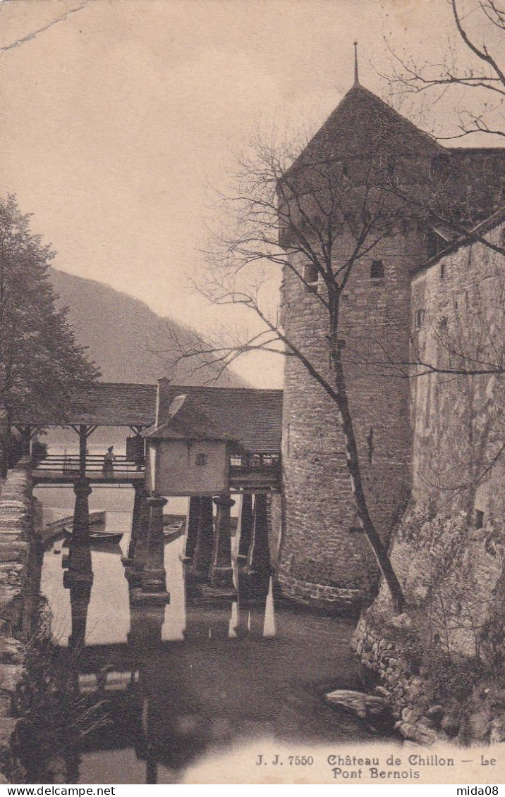 CHÂTEAU De CHILLON . Pont Bernois - Thierrens