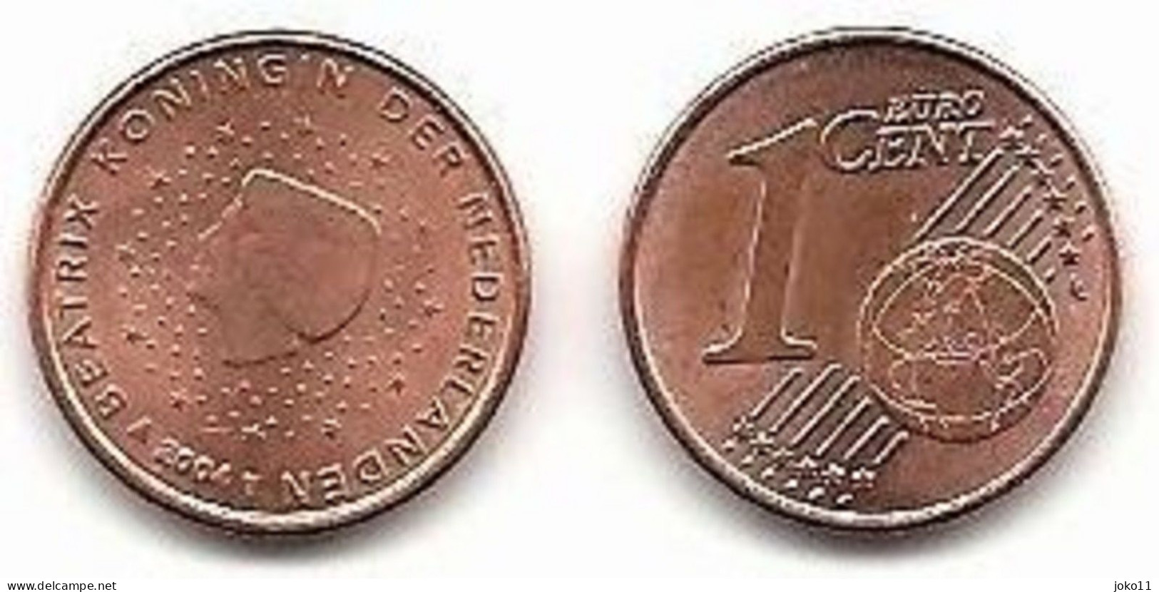 Niederlande, 1 Cent, 2004,  Vz, Gut Erhaltene Umlaufmünzen - Netherlands