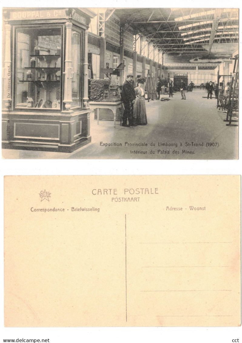Sint-Truiden  Saint-Trond  Exposition Provinciale Du Limbourg 1907 - Intérieur Du Palais Des Mines - Sint-Truiden