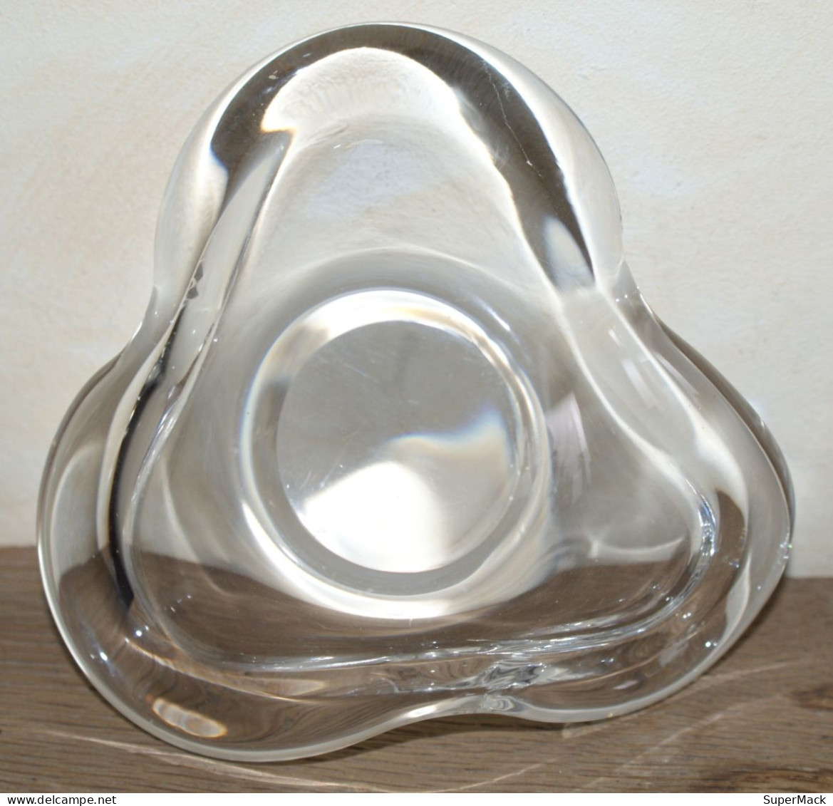 Vide Poche, Cendrier En Cristal En Forme De Corolle - Glass