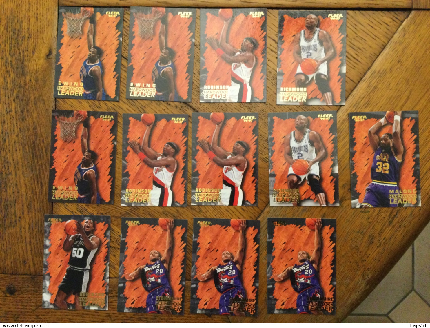 Vends 148cartes Fleer 96-97 NBA - Lotti