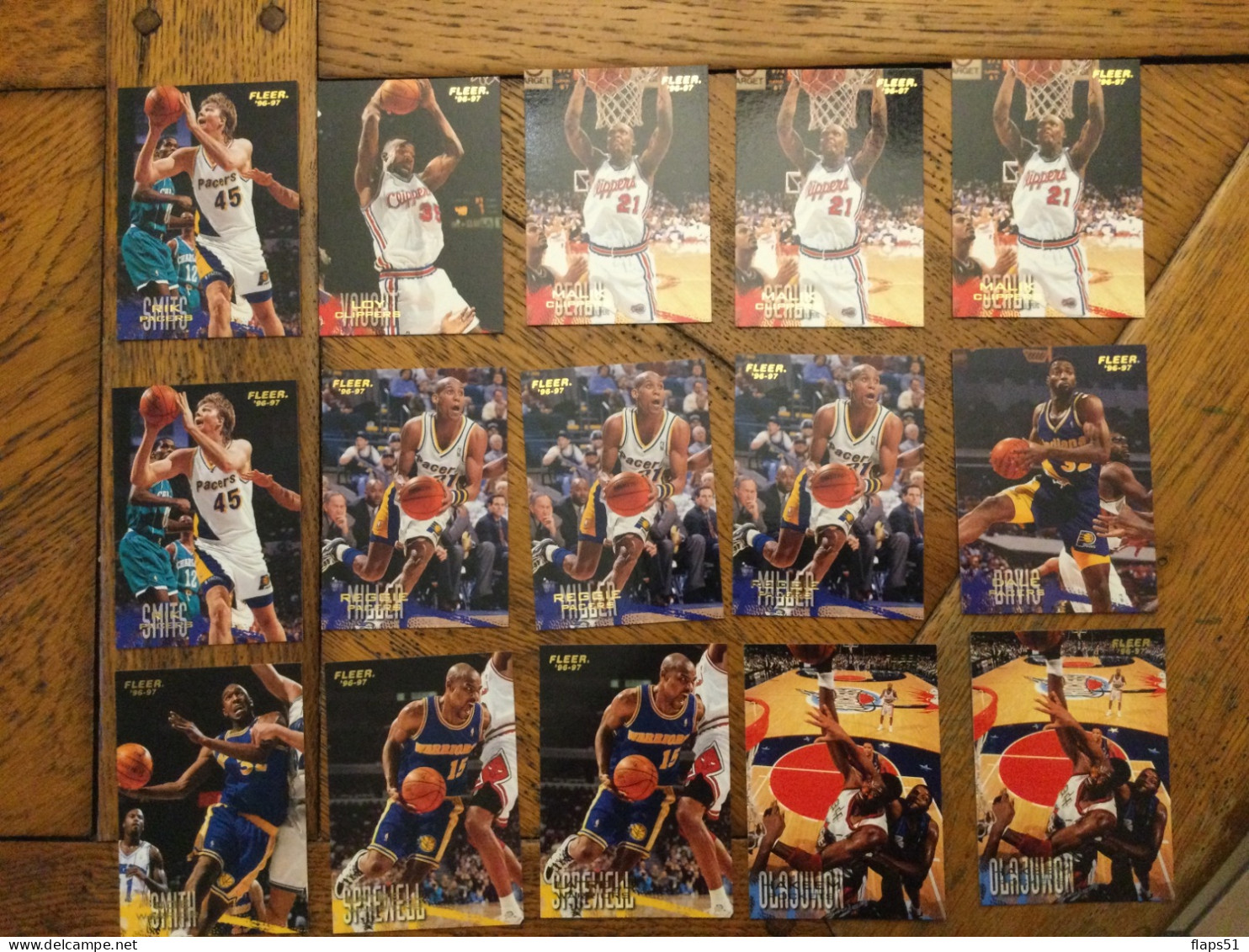 Vends 148cartes Fleer 96-97 NBA - Verzamelingen