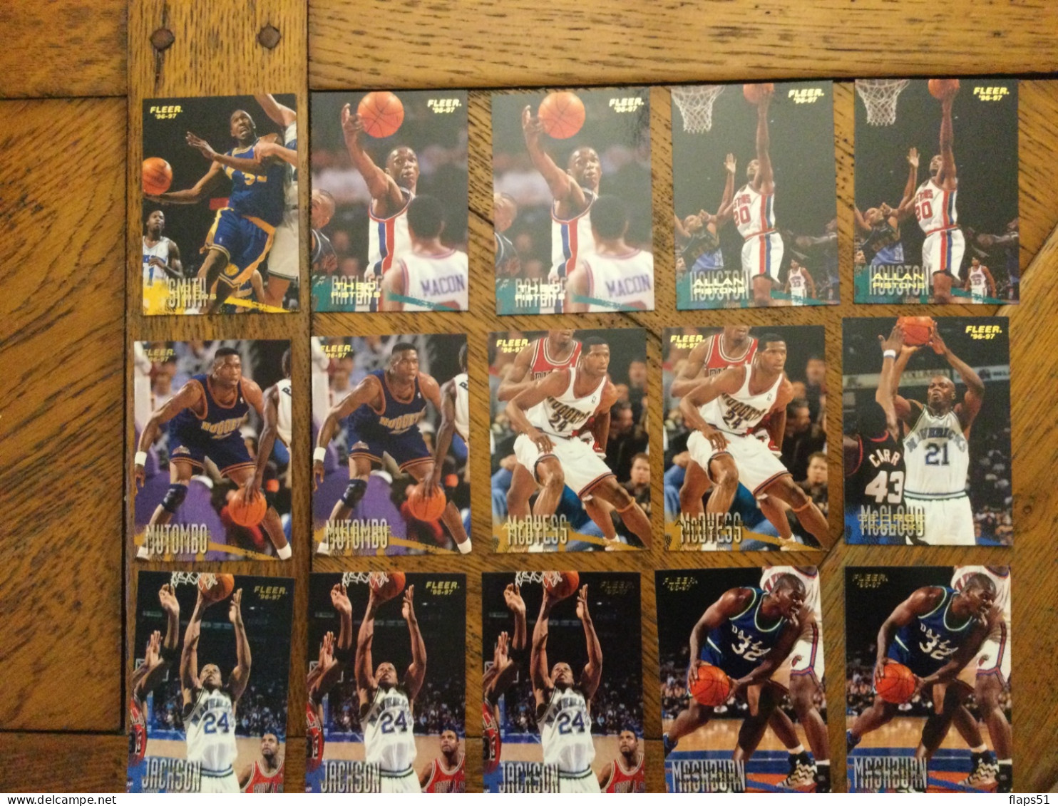 Vends 148cartes Fleer 96-97 NBA - Konvolute