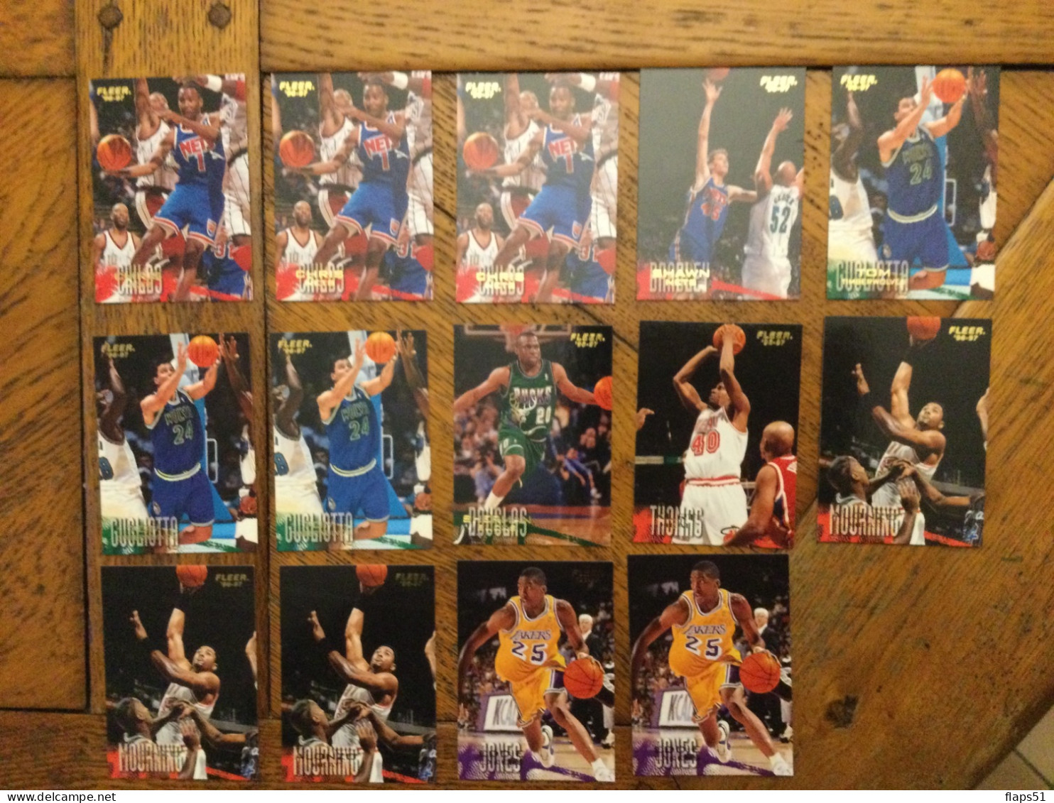 Vends 148cartes Fleer 96-97 NBA