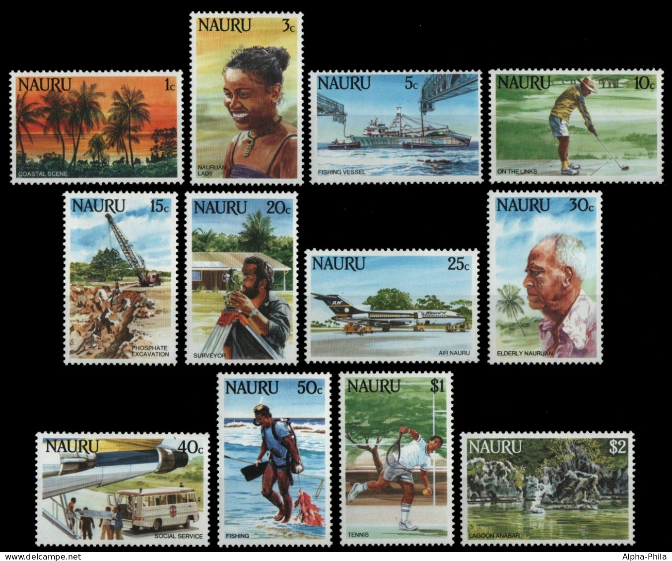 Nauru 1984 - Mi-Nr. 287-298 ** - MNH - Bilder Aus Nauru - Nauru