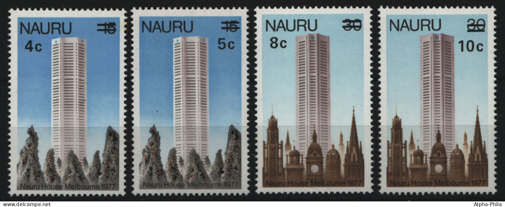 Nauru 1978 - Mi-Nr. 158-161 ** - MNH - Freimarken / Definitives - Nauru