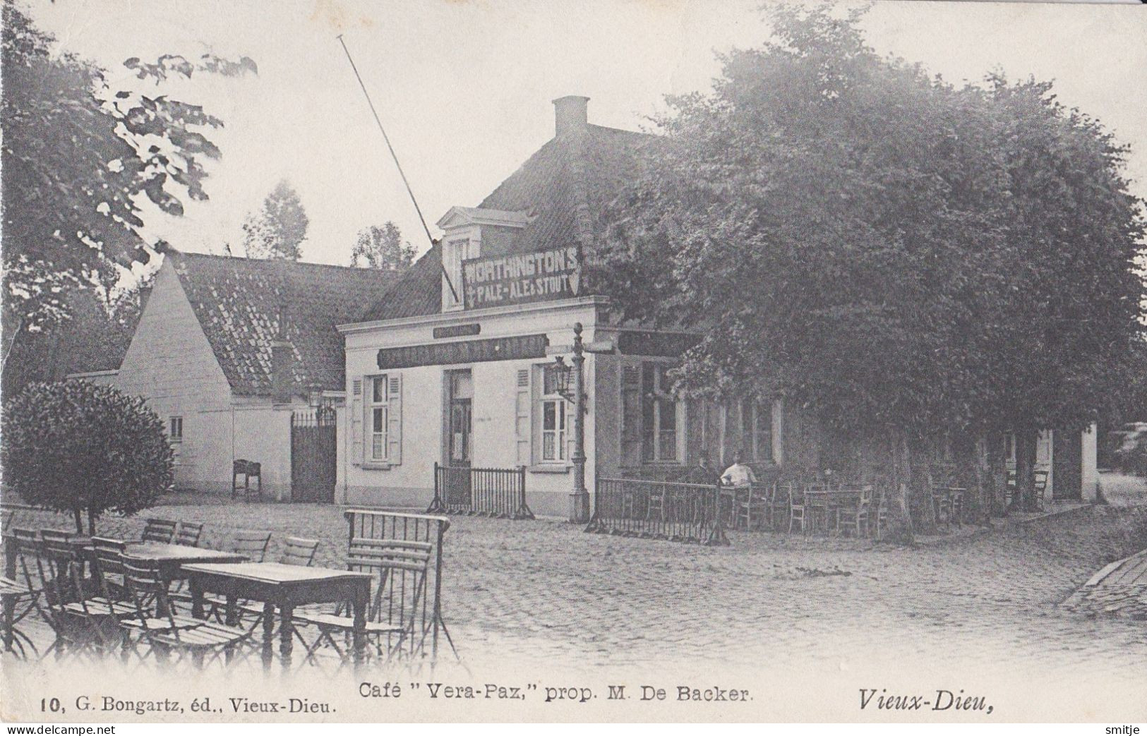 MORTSEL - OUDE GOD 1909 VERA PAZ TERRAS PROP. M. DE BACKER - BONGARTZ NR. 10 VIEUX -DIEU - Mortsel