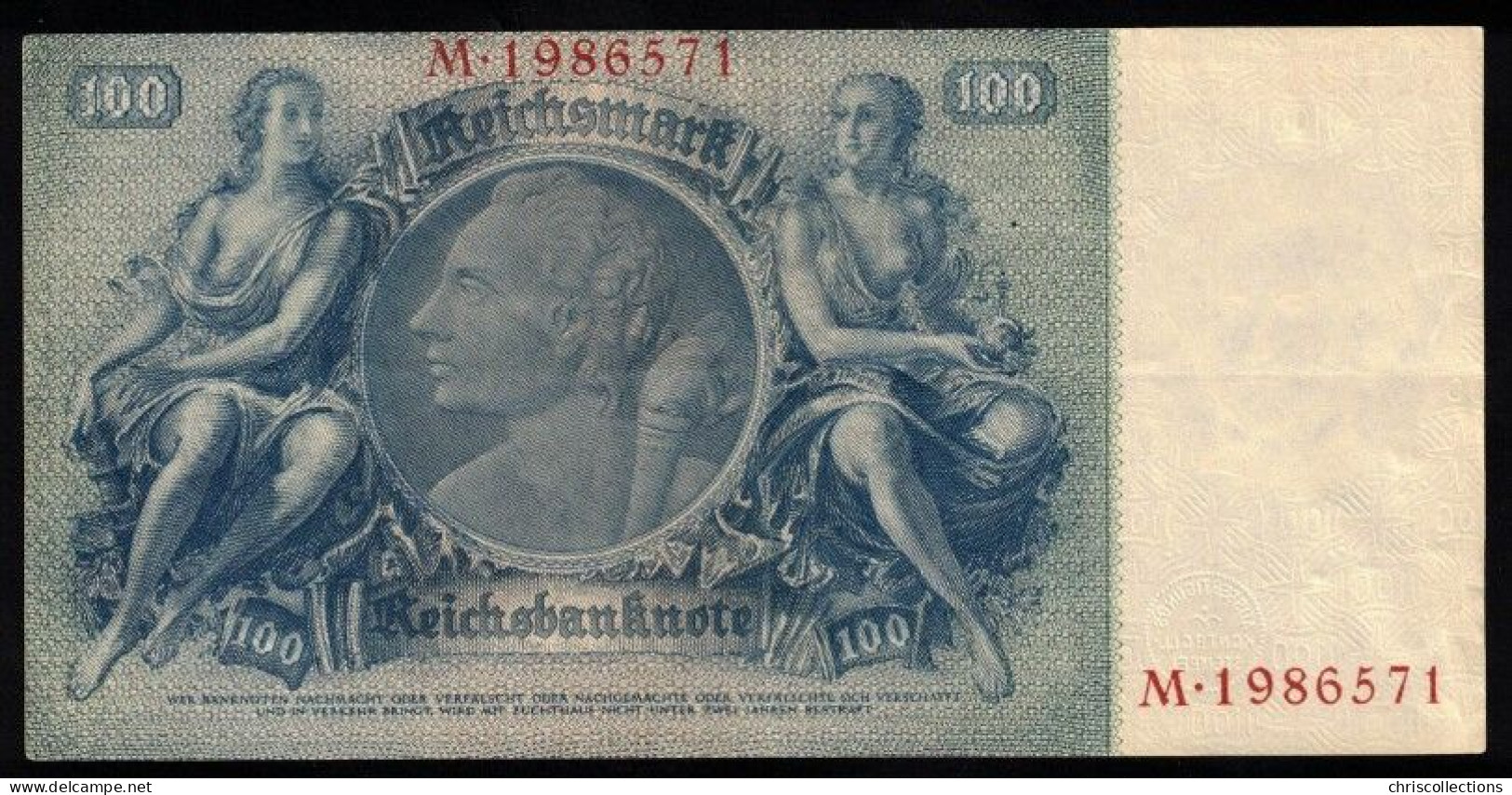 ALLEMAGNE - 100 Mark - 24/6/1935 - Pick : 183 - VF+ - 100 Reichsmark