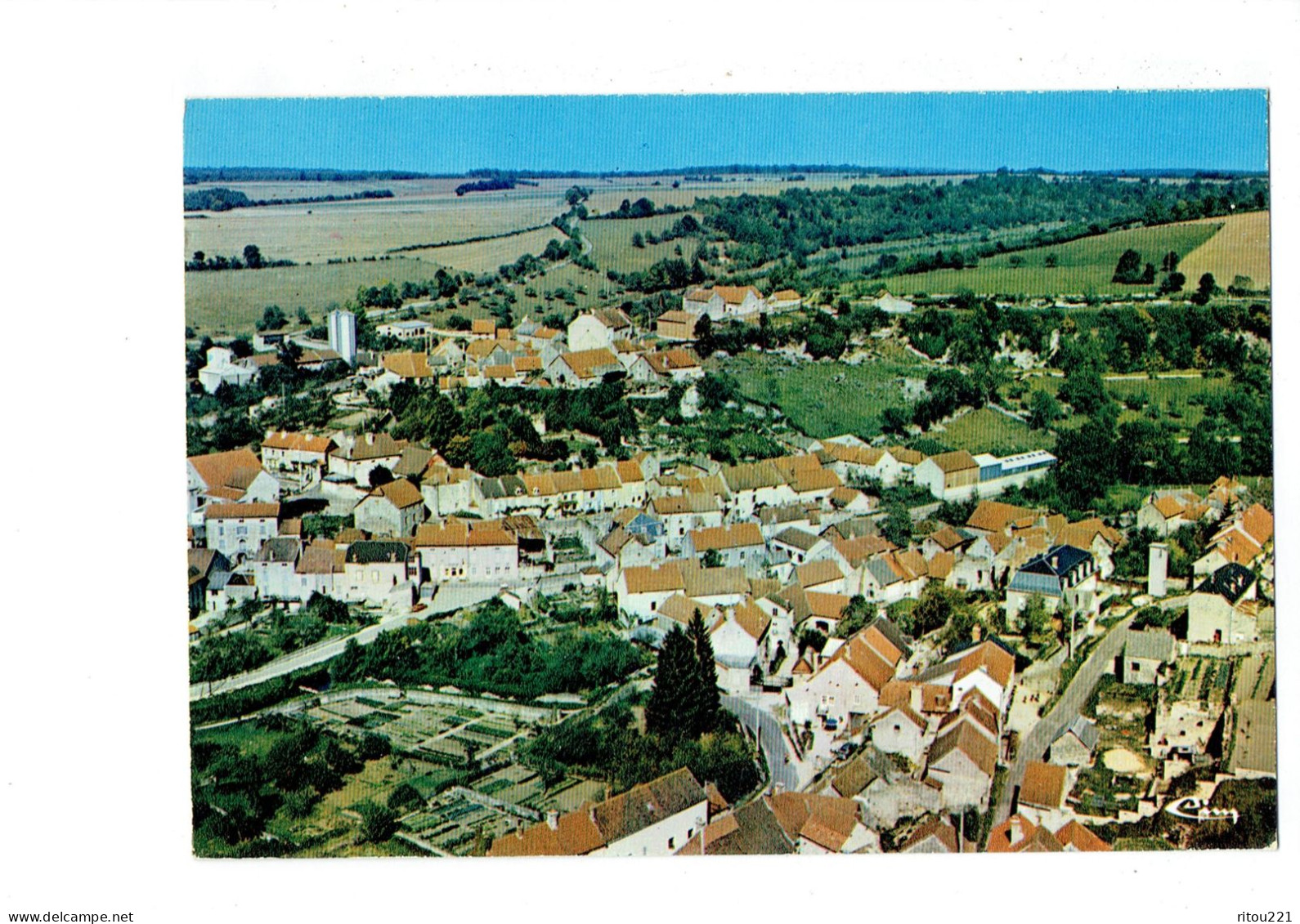 Cpm - 21 - AIGNAY LE DUC - Vue Générale Aérienne - 1986 - N°210049911903 CIM - Tour - Aignay Le Duc