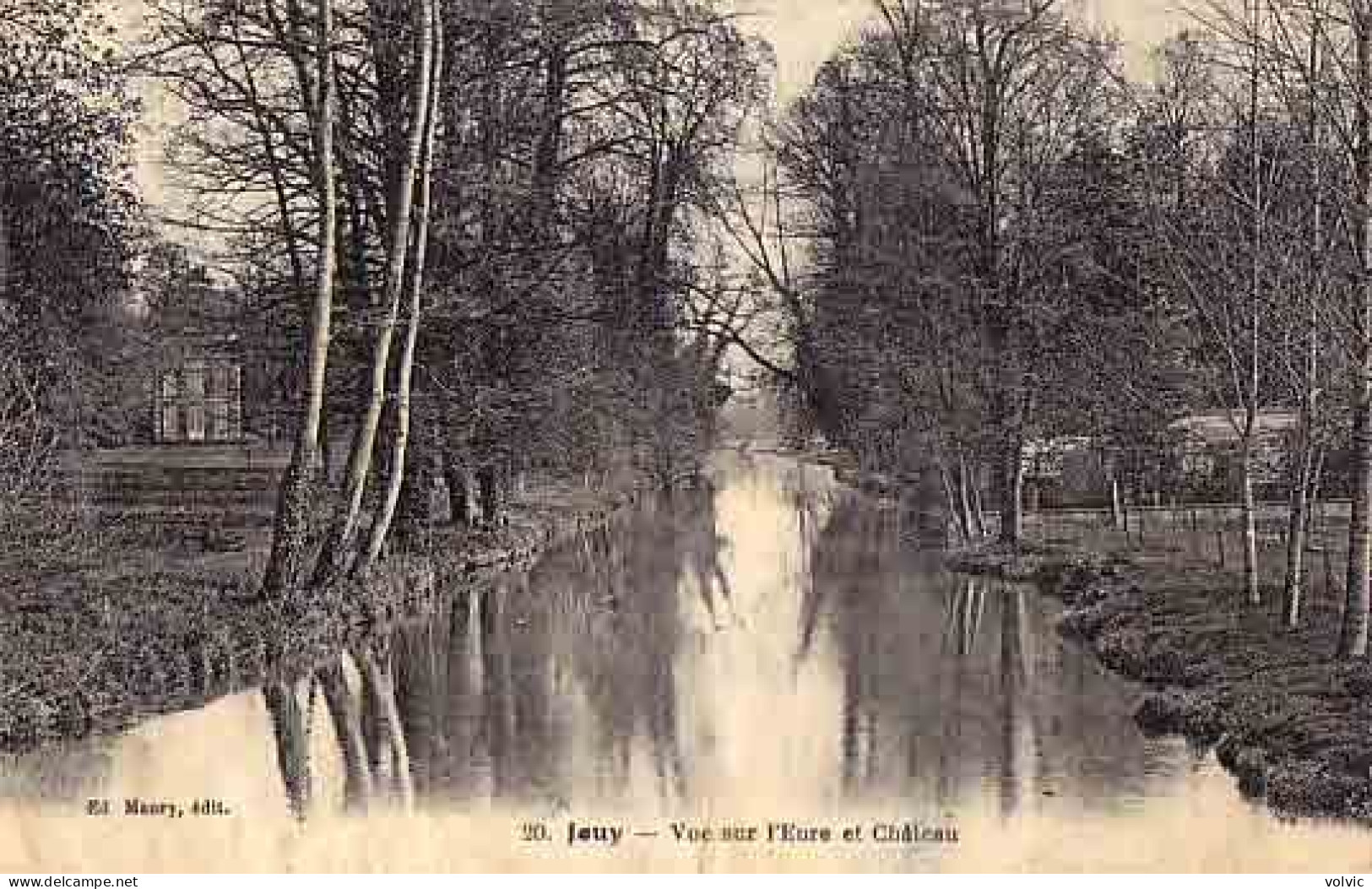 28 - JOUY - Vue Sur L'Eure Et Le Château - Jouy