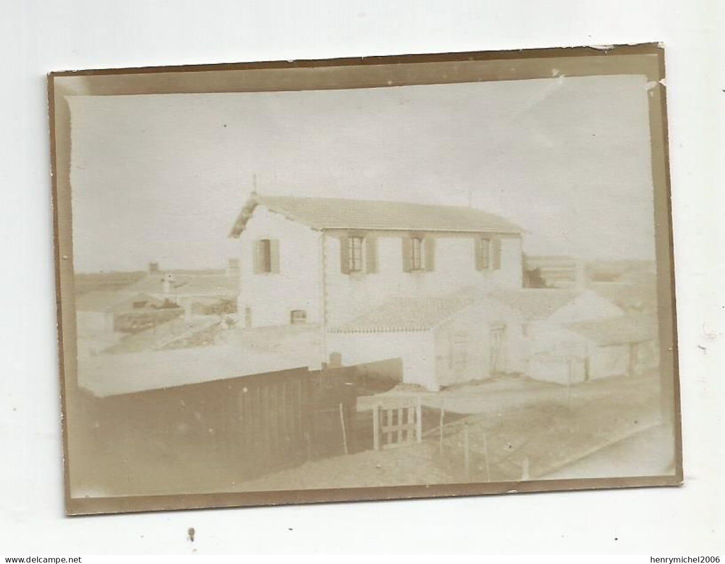 Photographie 85 Vendée Brétignoles Sur Mer Maison Villa  1922  Photo 9x6,2 Cm Env - Lieux