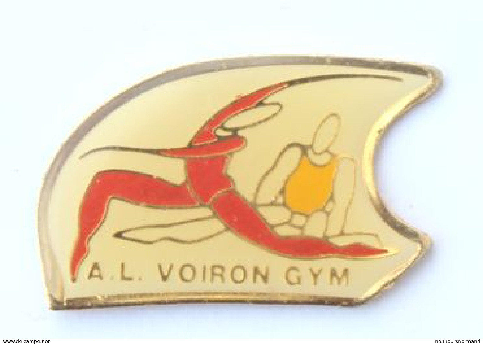 Pin's Voiron (38) - A.L VOIRON GYM - Gymnastes Stylisés - M840 - Gymnastiek