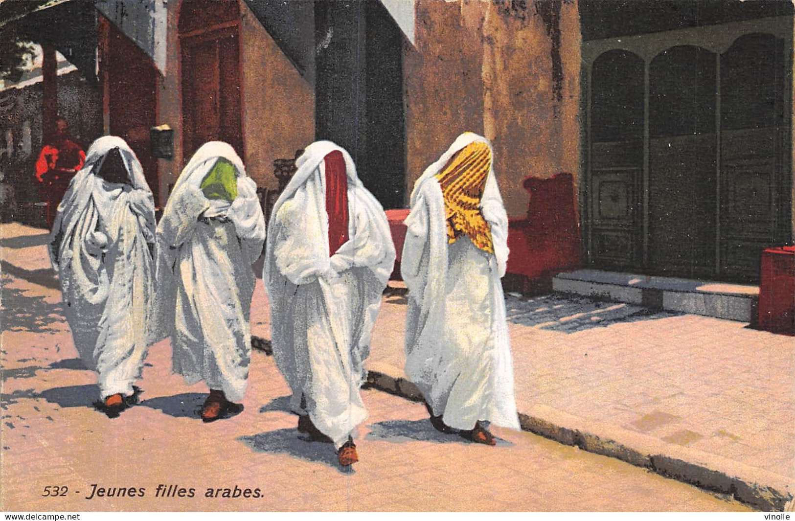 PIE-23-LOT-AR-6070  :  JEUNES FILLES ARABES - Enfants