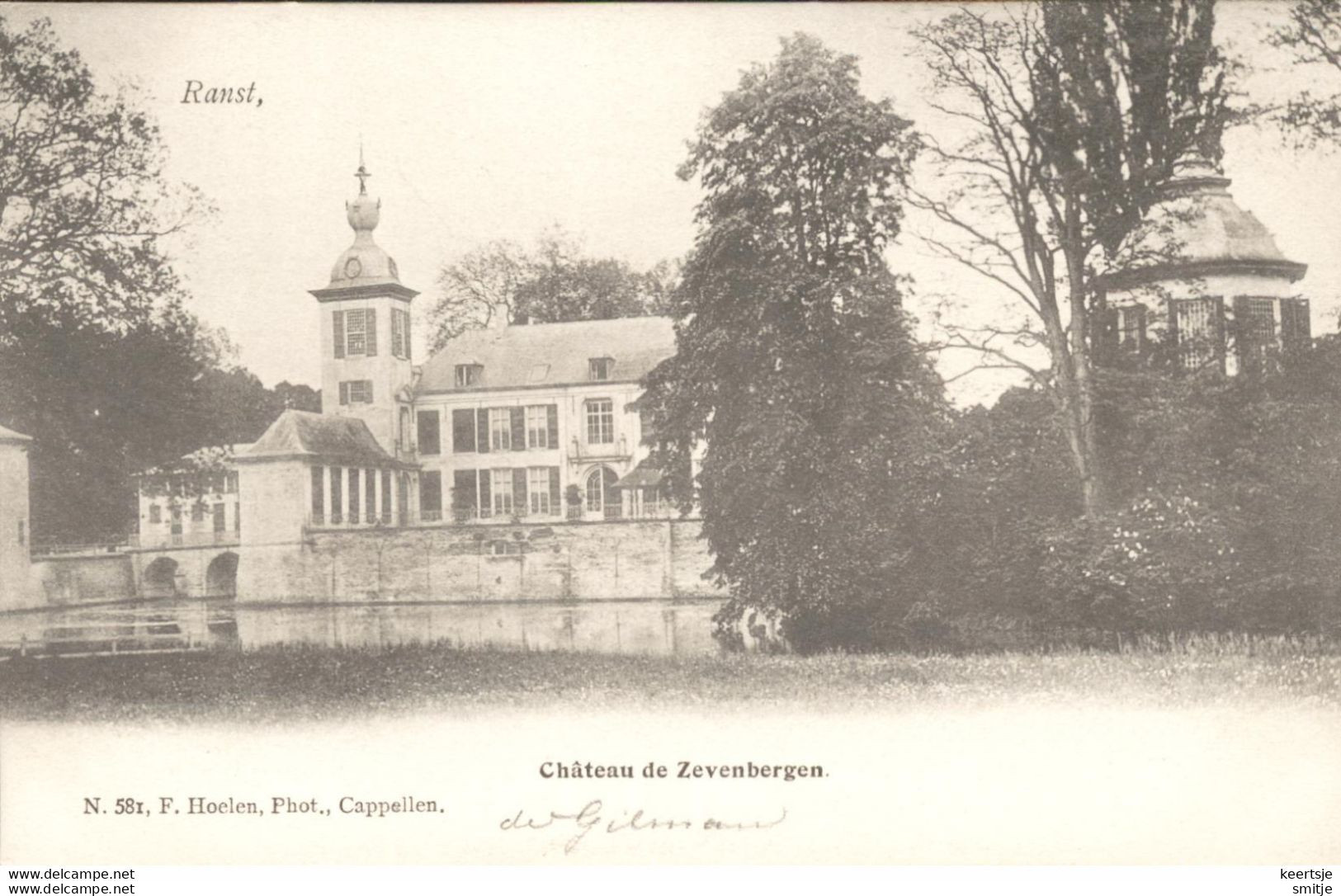 RANST 1903 KASTEEL CHATEAU DE ZEVENBERGEN - HOELEN KAPELLEN 581 - Ranst