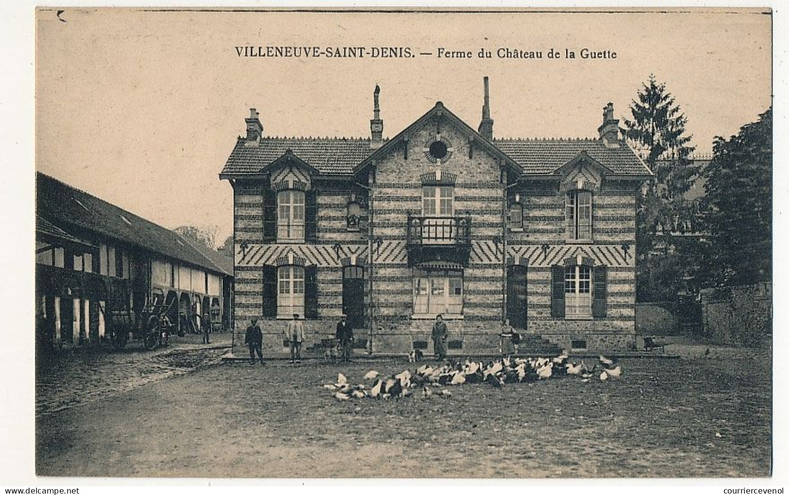 CPA - VILLENEUVE-SAINT-DENIS (Seine Et Marne) - Ferme Du Château De La Guette - Autres & Non Classés