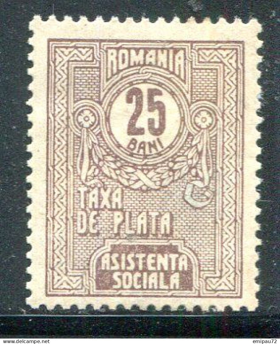 ROUMANIE- Taxe Y&T N°72- Neuf Avec Charnière * - Postage Due