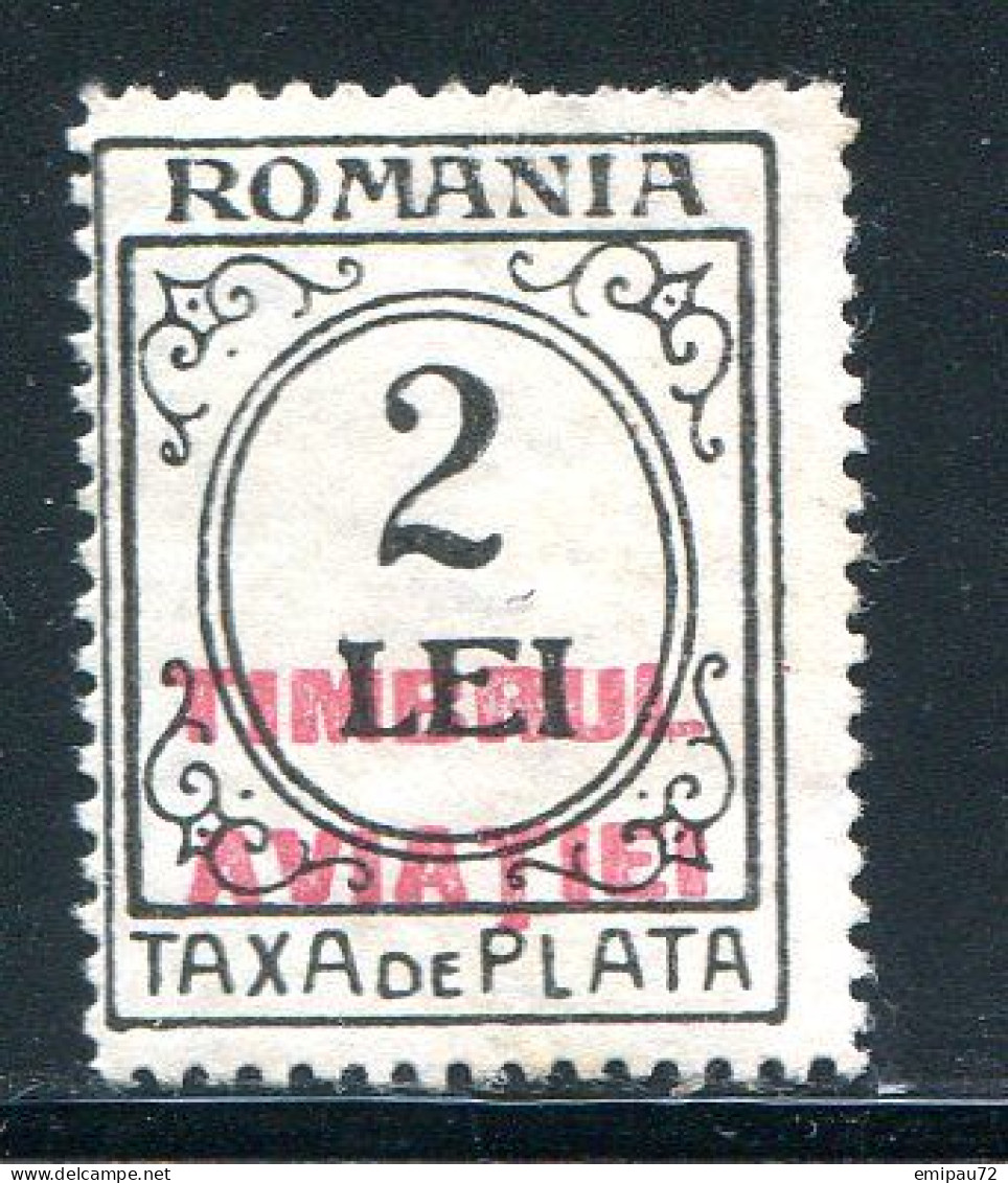 ROUMANIE- Taxe Y&T N°87- Neuf Avec Charnière * - Postage Due