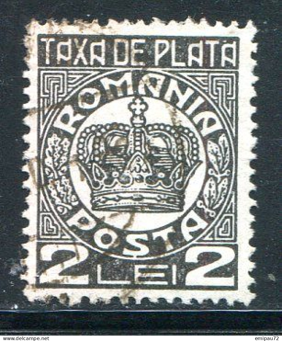 ROUMANIE- Taxe Y&T N°92- Oblitéré - Port Dû (Taxe)