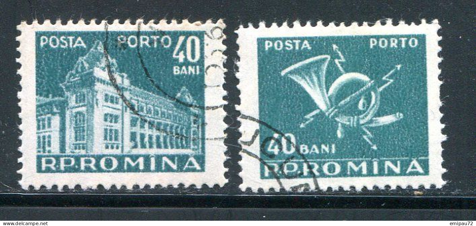 ROUMANIE- Taxe Y&T N°125- Oblitéré - Postage Due