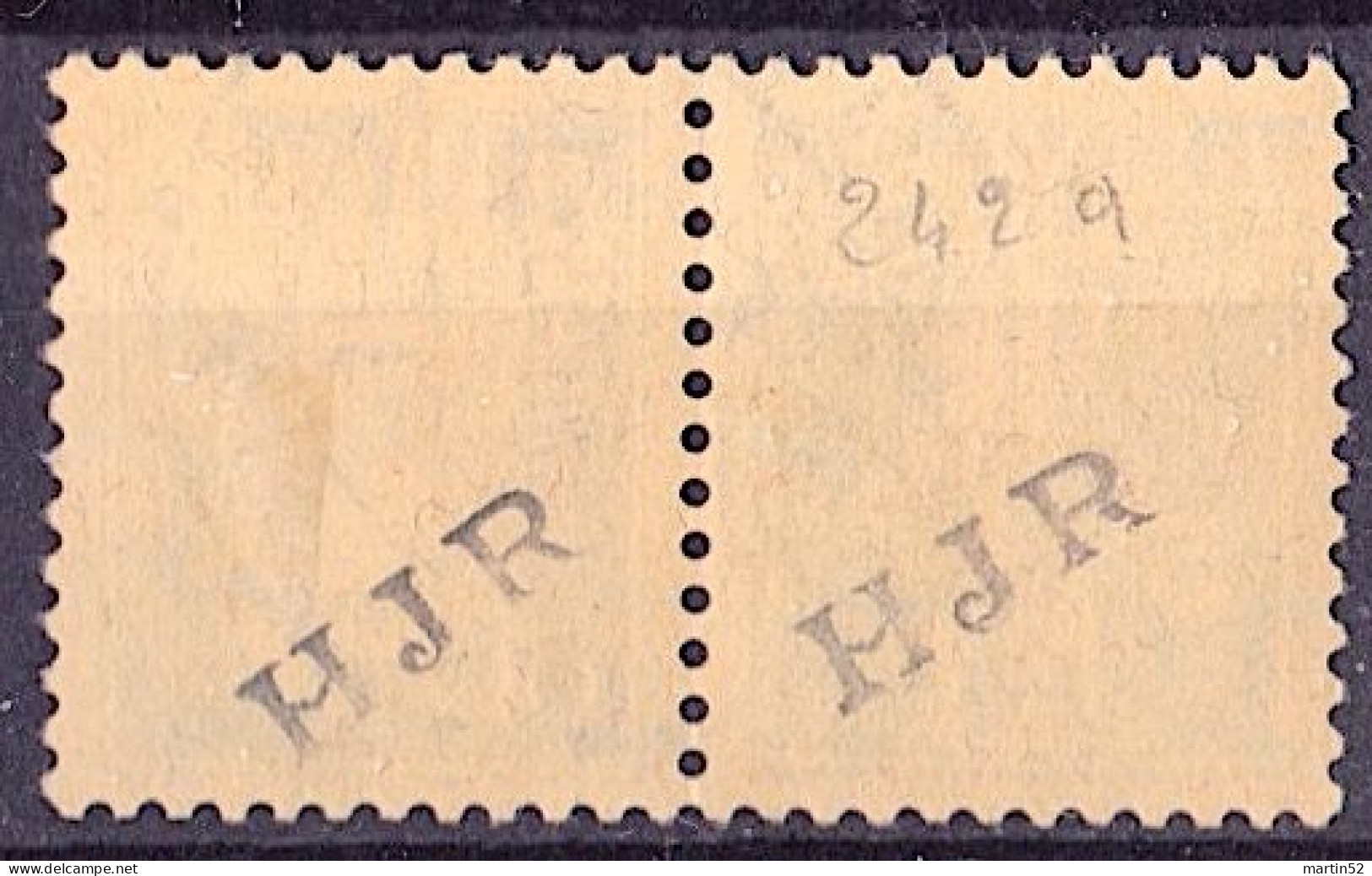 Schweiz Suisse 1933: Kehrdruck / Tête-bêche Zu K26y (glatt) Mi K26x (lisse) Mit O LEYSIN 15.XII.33 (Zu CHF 37.50) - Tête-bêche