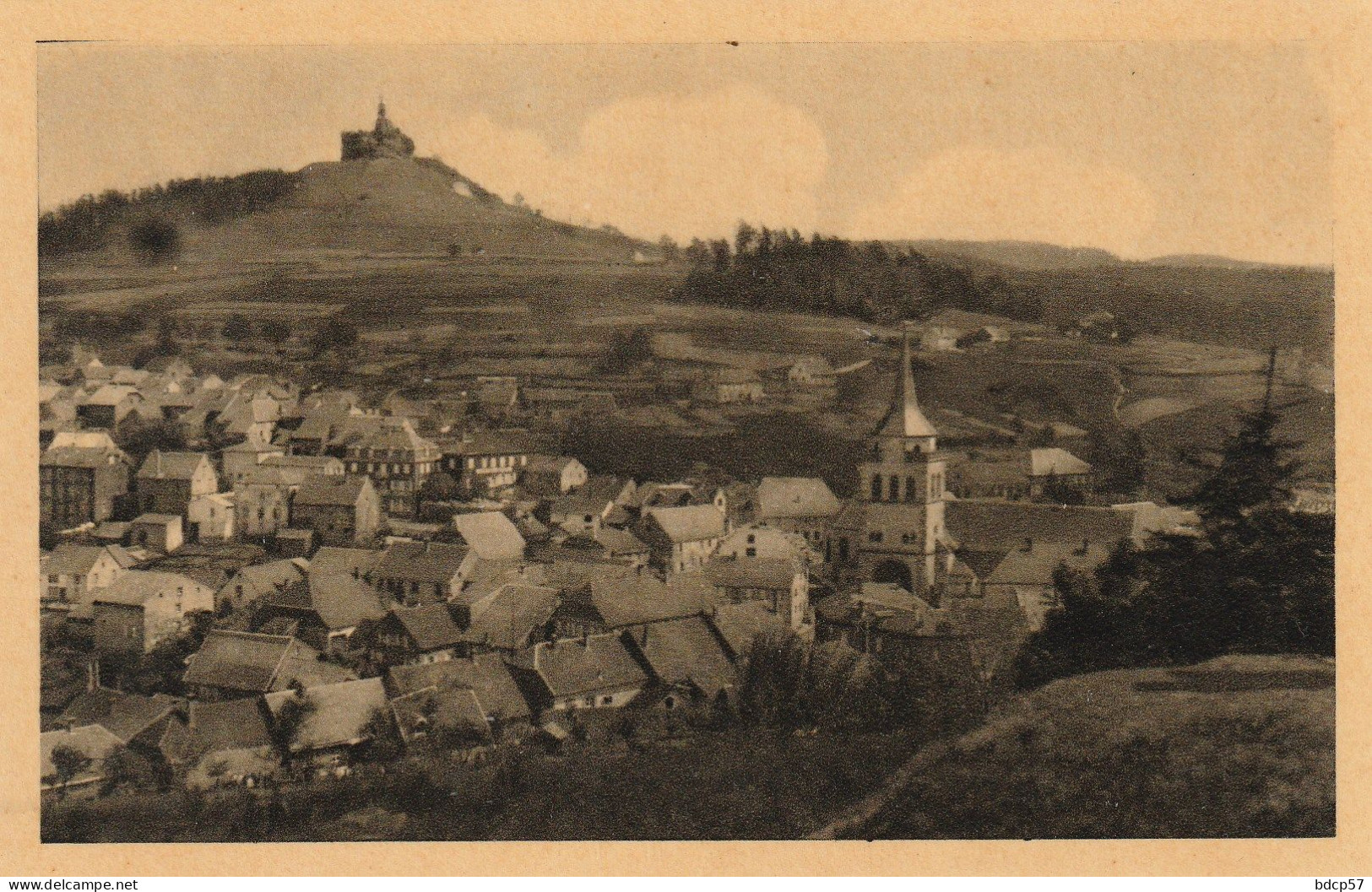 57 - Moselle - DABO - Vue Générale Et Chapelle Saint-Léon - Format 9 X 14 - Hôtel Bour - Dabo