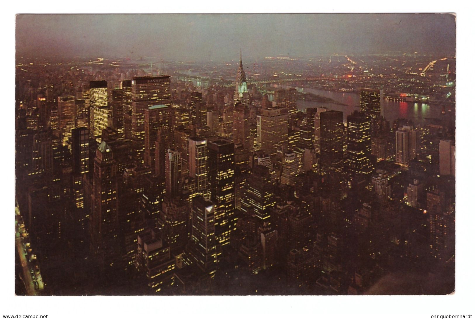 UNITED STATES // NEW YORK CITY // SPECTACULAR VIEW FROM EMPIRE STATE LOOKING NORTH-EAST // 1972 - Panoramic Views
