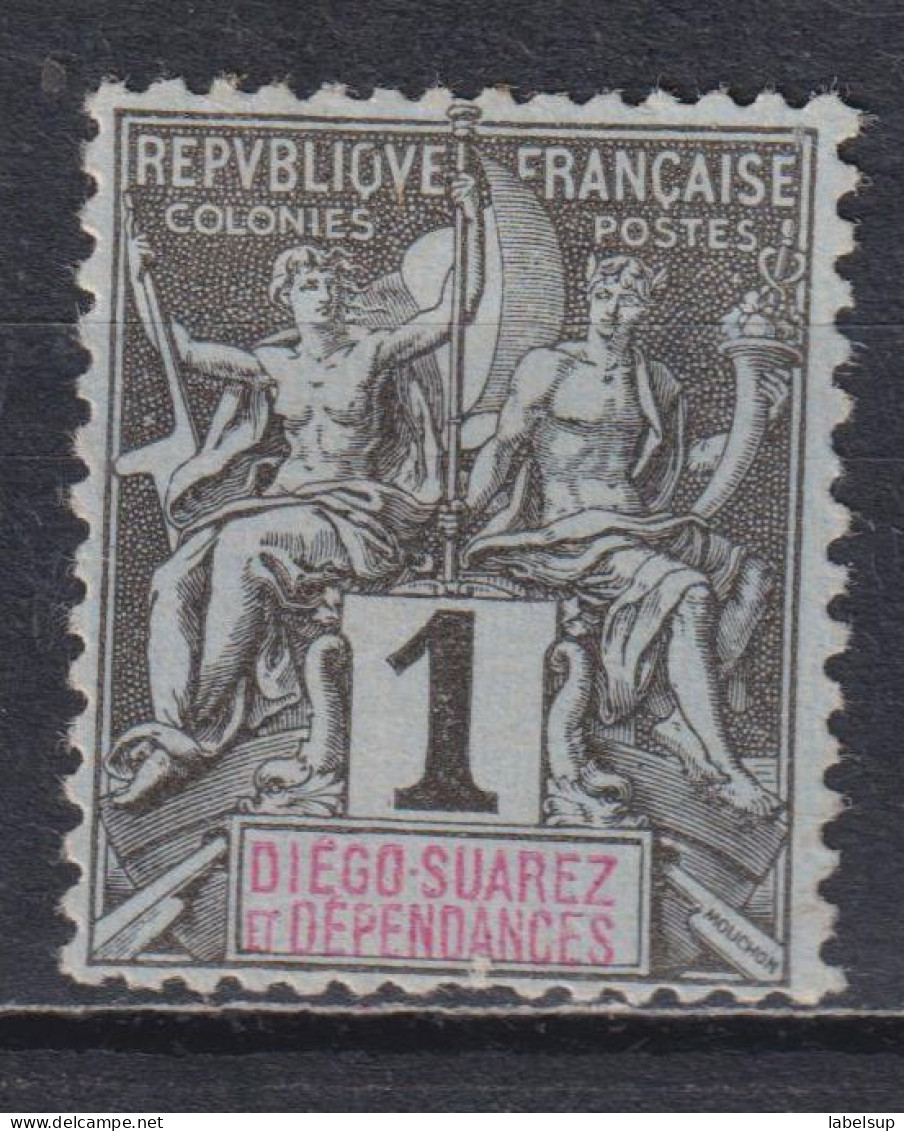 Timbre Neuf* De Diego Suarez  De 1892 N°25 MNG - Neufs