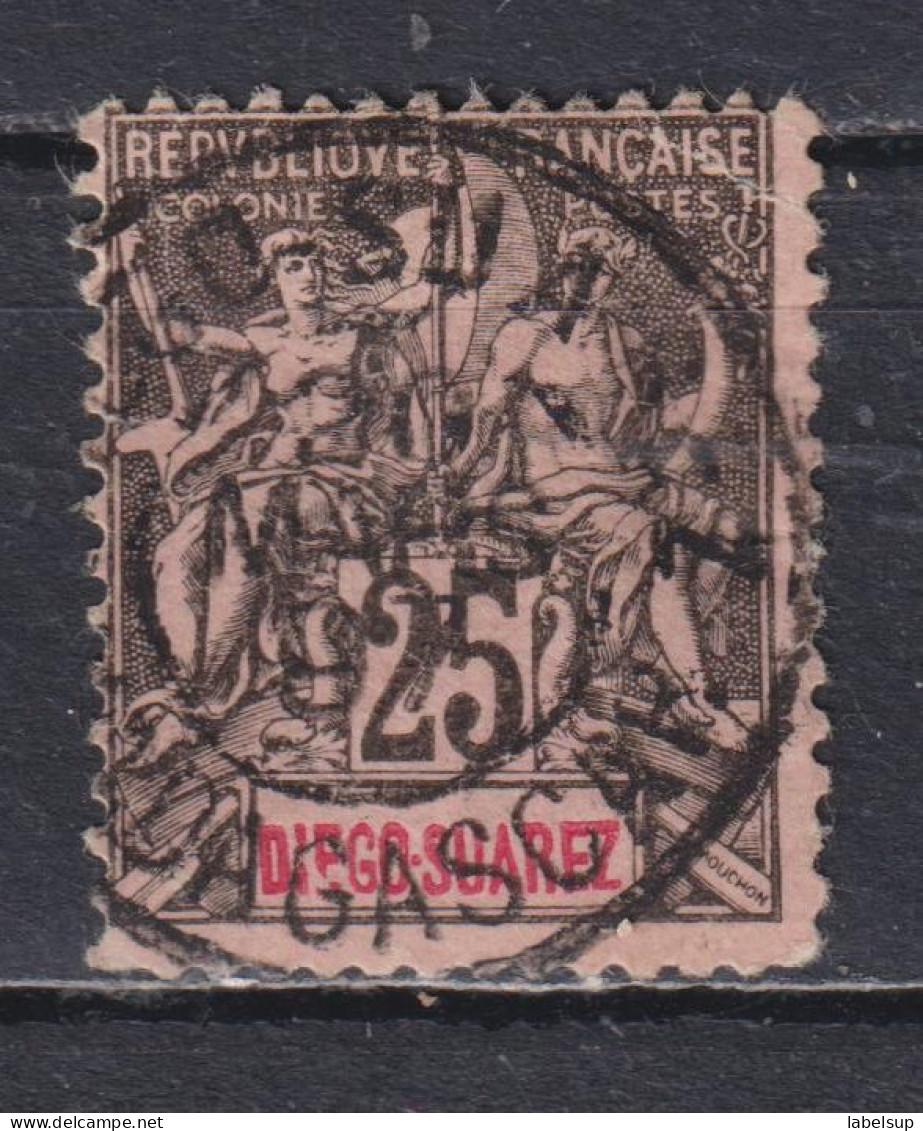 Timbre Oblitéré De Diego Suarez  De 1892 N°32 - Unused Stamps