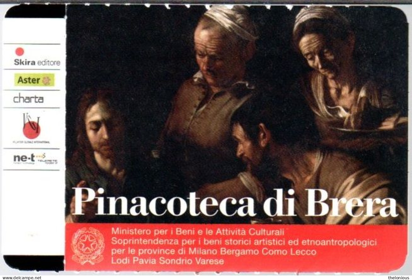 # Tiket - PINACOTECA DI BRERA - MILANO - 2010 - Tickets D'entrée