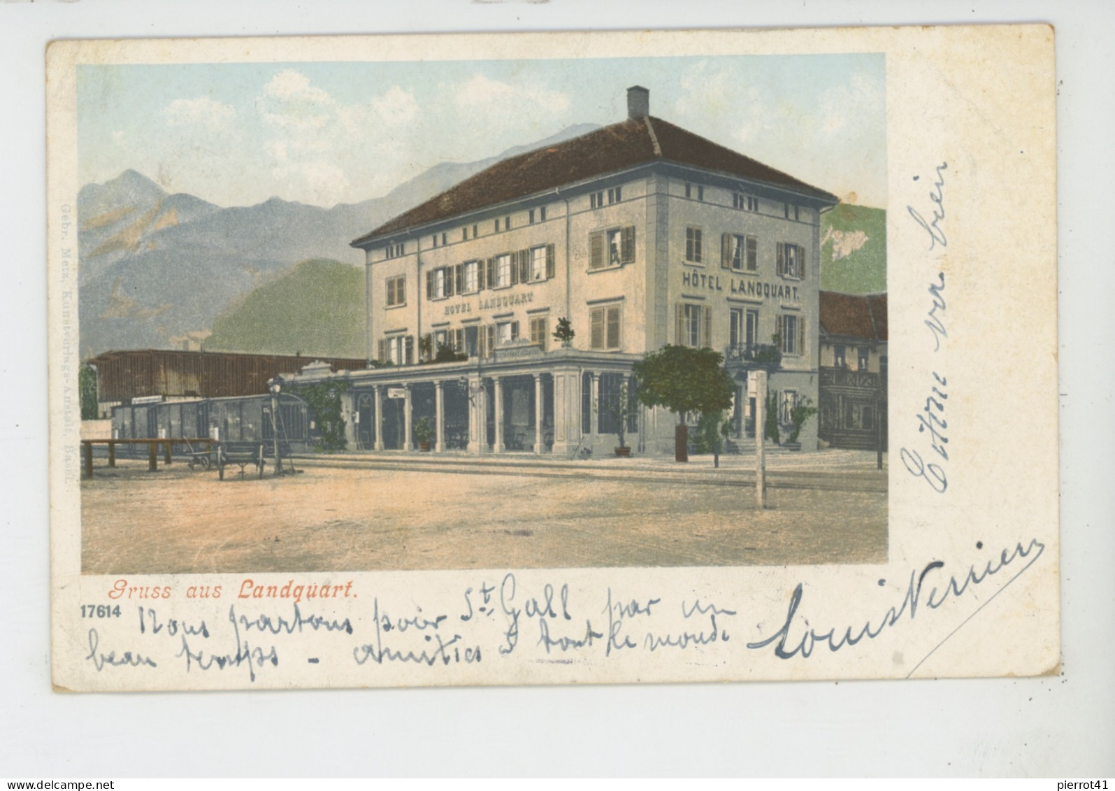 SUISSE - GRISONS - Gruss Aus LANDQUART  (Hôtel LANDQUART ) - Landquart