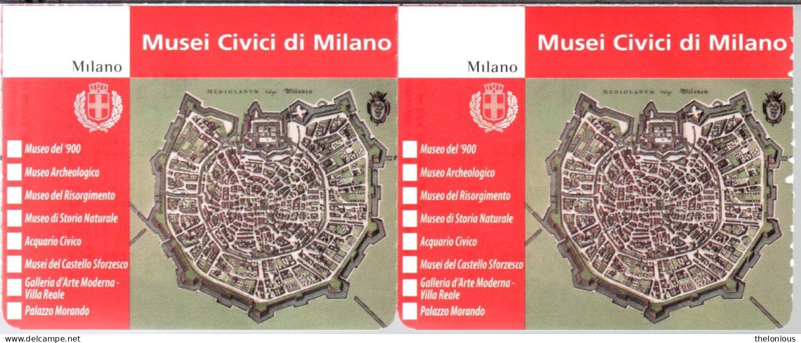 # Tiket - MUSEO NOVECENTO - MILANO - 2011 - Tickets D'entrée