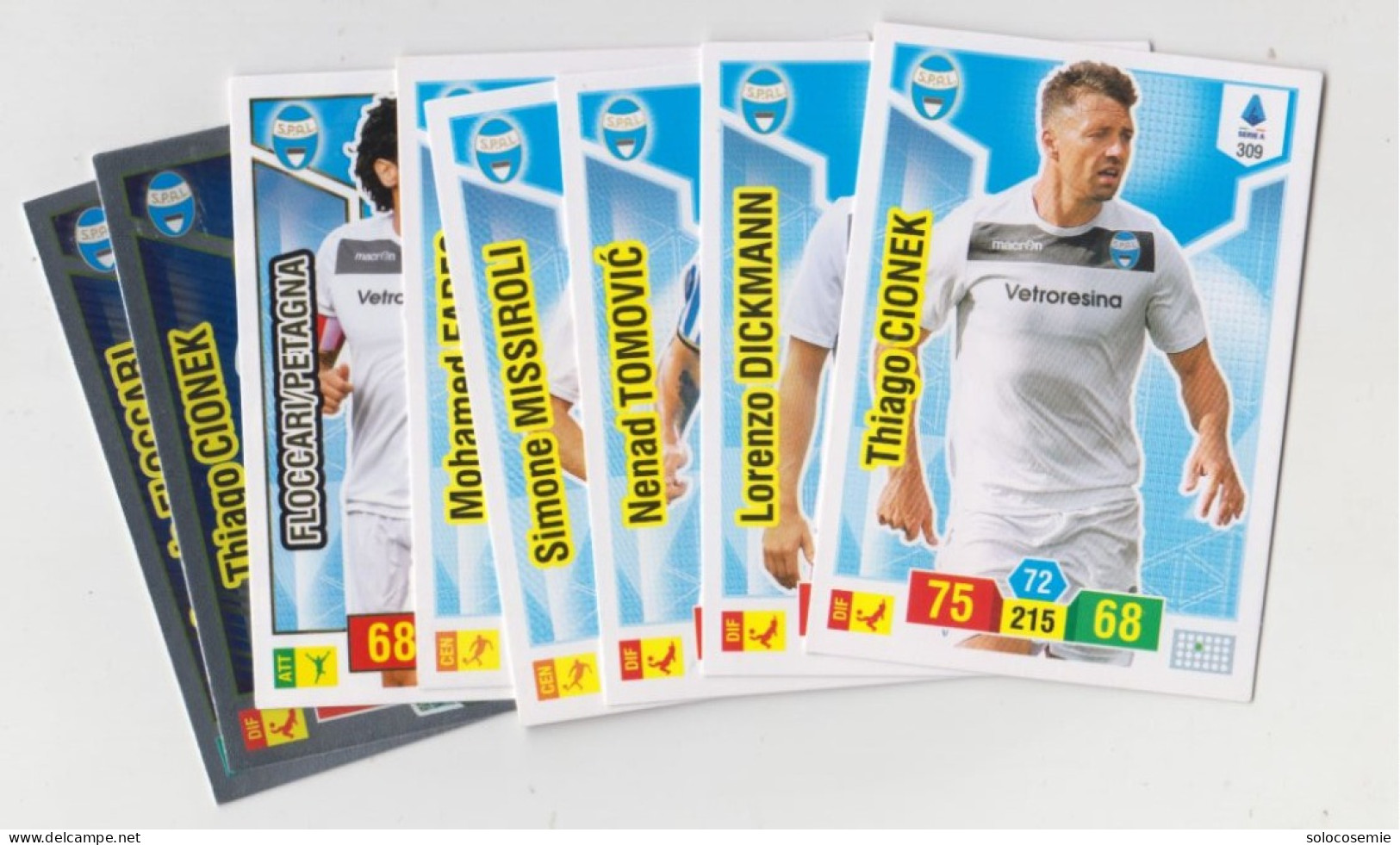 SPAL 2019/2020 #  N.8 Fig, - Figurine Calciatori  ADRENALYN Panini - Perfette Condizioni - Trading Cards