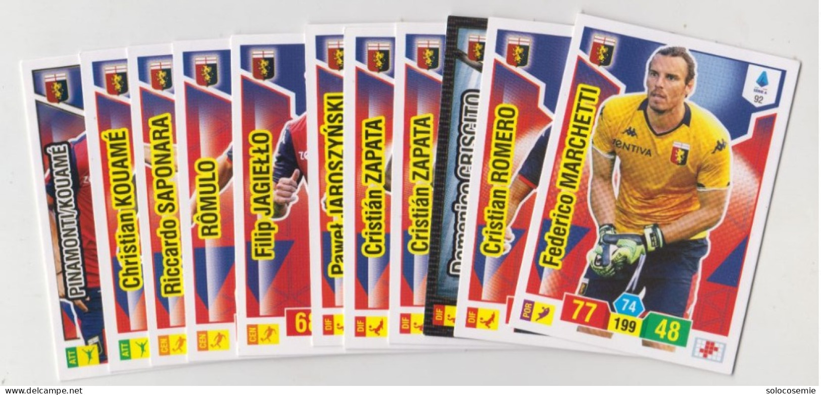 GENOA 2019/2020 #  N.11 Fig, - Figurine Calciatori  ADRENALYN Panini - Perfette Condizioni - Trading Cards