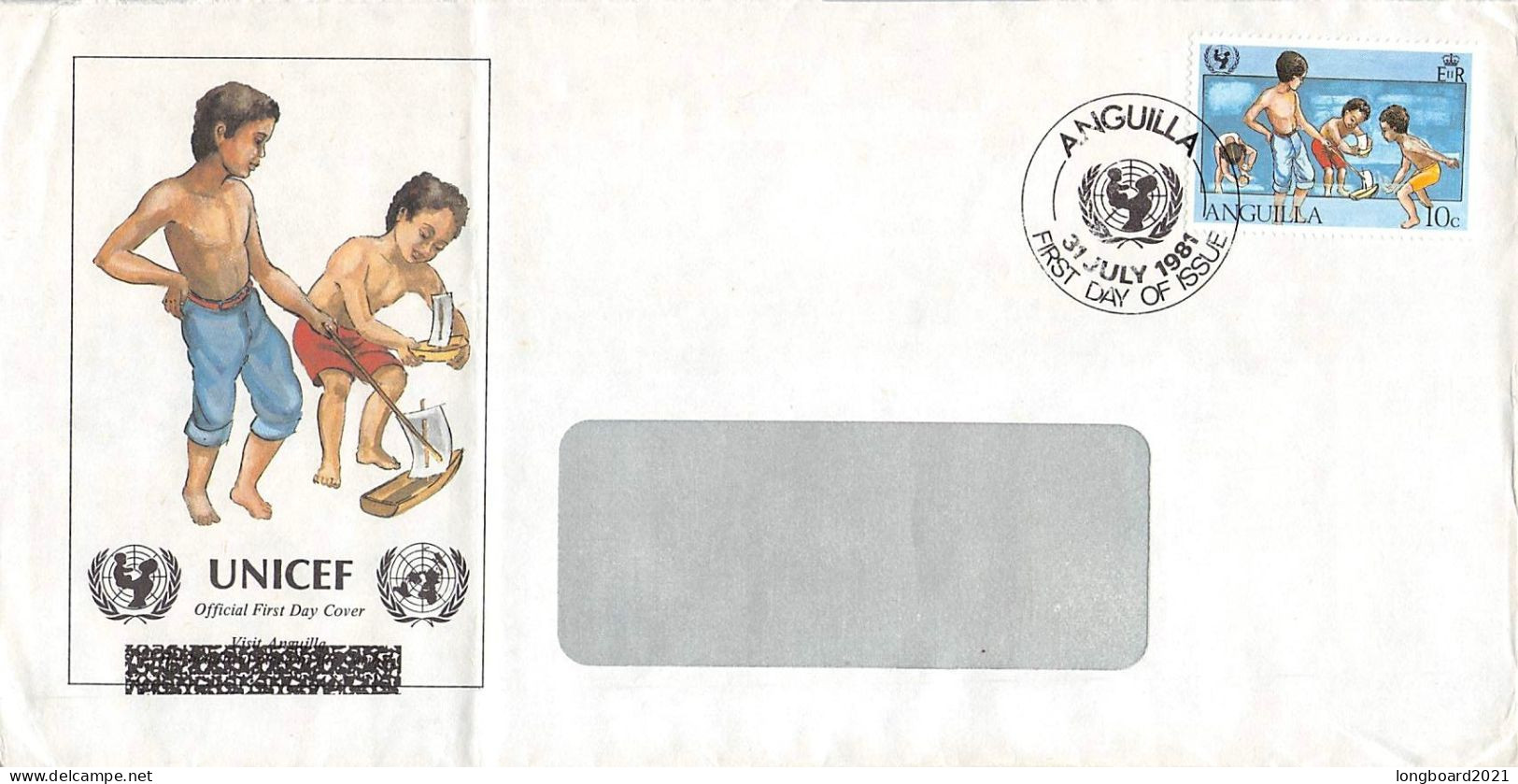 ANGUILLA - MAIL 1981 FDC / 1260 - Anguilla (1968-...)