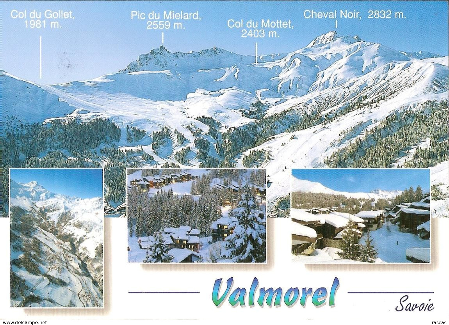 CPM - SAVOIE - VALLEE DE LA TARENTAISE - VALMOREL - MULTIVUES - Valmorel